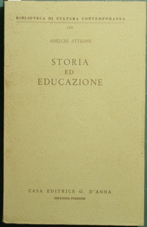 Storia ed educazione