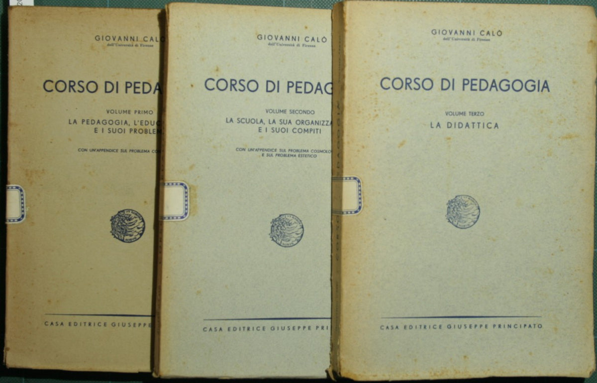 Corso di pedagogia