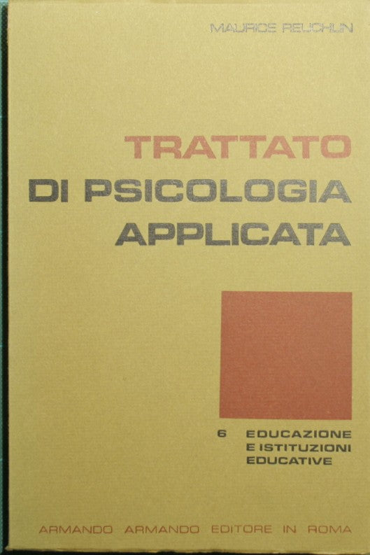 Treatise on applied psychology. Vol. VI