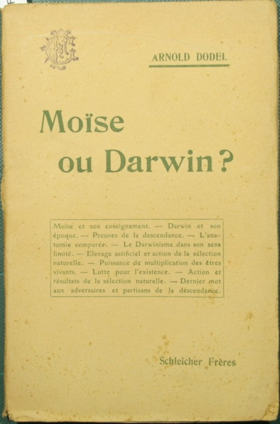 Moise ou Darwin