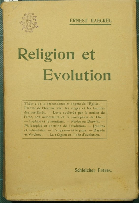 Religion et evolution