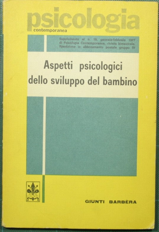 Aspetti psicologici dello sviluppo del bambino