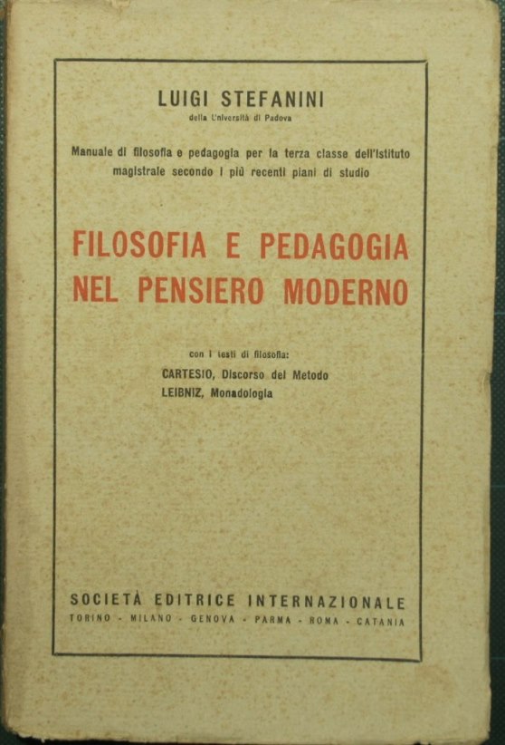 Filosofia e pedagogia nel pensiero moderno