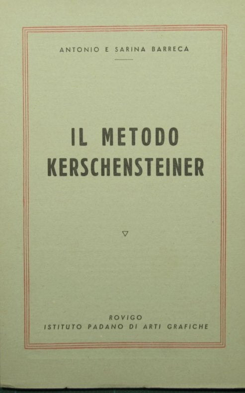 Il metodo Kerschensteiner