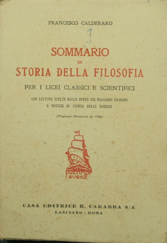 Summary of the history of philosophy