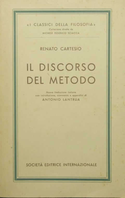 Il discorso del metodo