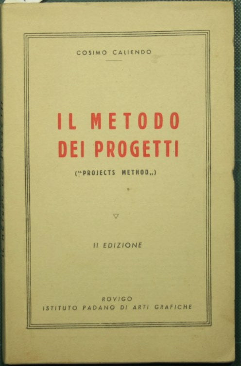 Il metodo dei progetti