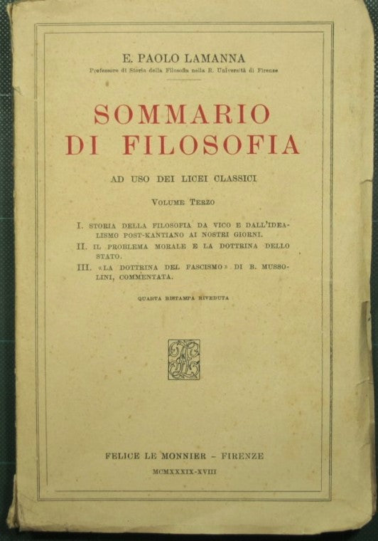 Resumen de Filosofía - Vol. III