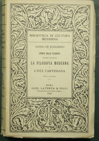 Historia de la filosofía - Cuarta parte Filosofía moderna