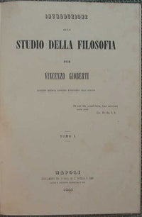 Introduzione allo studio della Filosofia