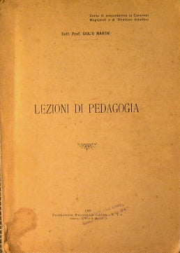 lecciones de pedagogia