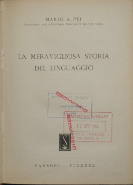La meravigliosa storia del linguaggio