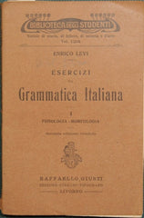 Esercizi di grammatica italiana. Vol. I