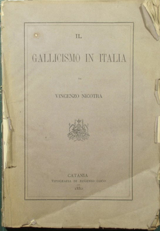 Galicismo en Italia