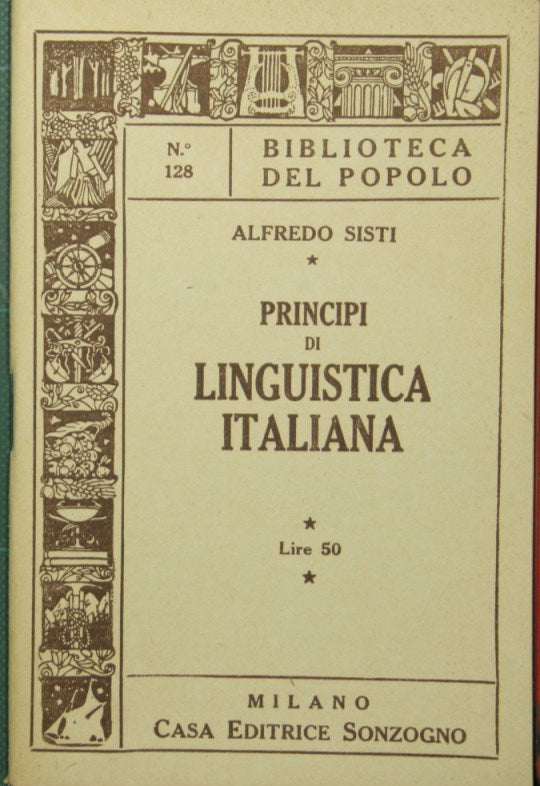 Principles of Italian linguistics