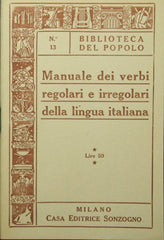 Manuale dei verbi regolari e irregolari della lingua italiana