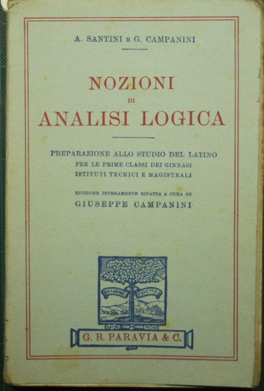 Notions of logical analysis