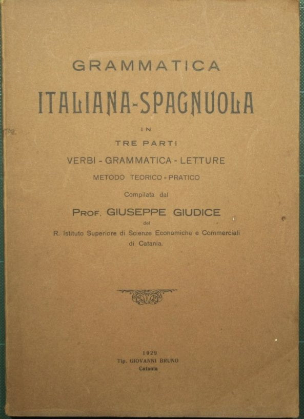 Grammatica italiana-spagnuola