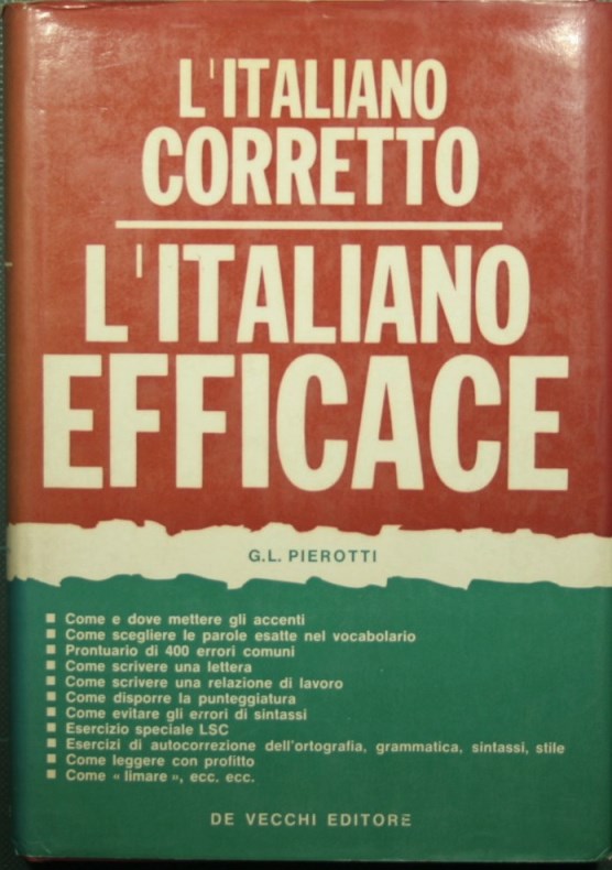 L'italiano corretto - L'italiano efficace