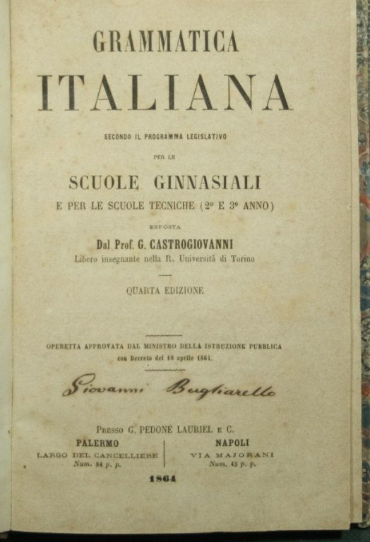 Grammatica italiana