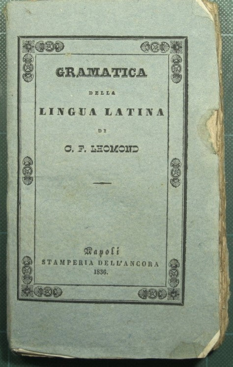 Grammar of the Latin language