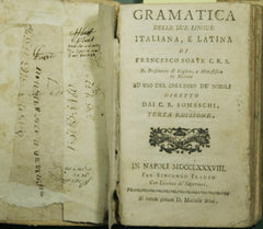 Gramatica delle due lingue italiana e latina