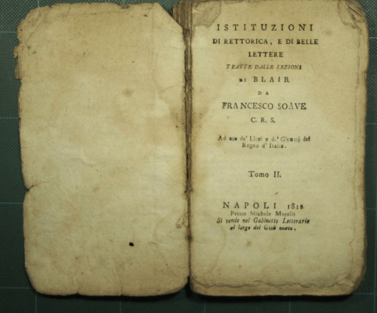 Istituzioni di rettorica e di belle lettere - Vol. II