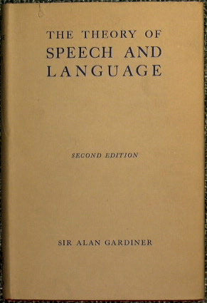 The theory of speech and language