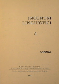 Incontri linguistici  5