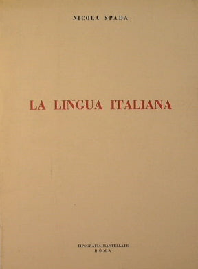 La lingua italiana.