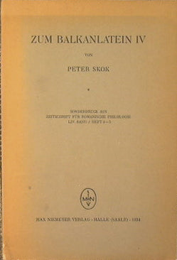 Zum Balkanlatein IV