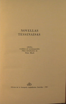 Novelas Tessinaisas.