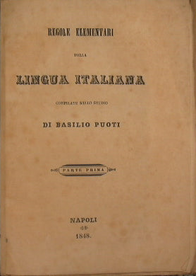 Regole elementari della lingua italiana