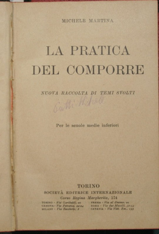 La pratica del comporre