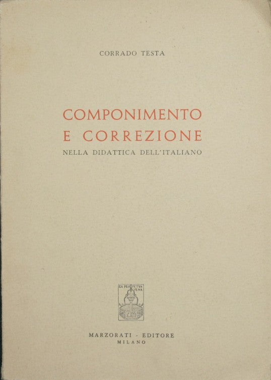 Componimento e correzione