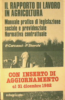 Il Rapporto di lavoro in agricoltura.