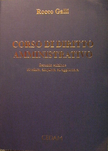 Corso di Diritto Amministrativo.