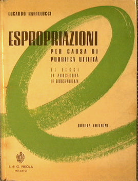 Espropriazioni per causa di pubblica utilità.