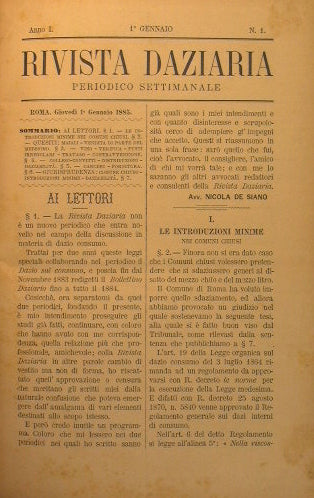 Rivista Daziaria