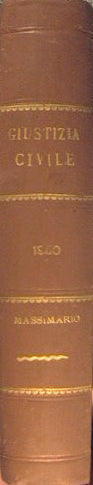 Giustizia Civile.Massimario annotato della Cassazione. Anno 1960