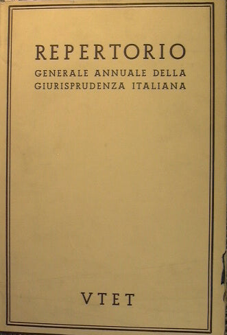 Repertorio generale della giurisprudenza italiana