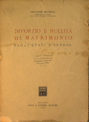 Divorcio y nulidad del matrimonio en los estados de Europa