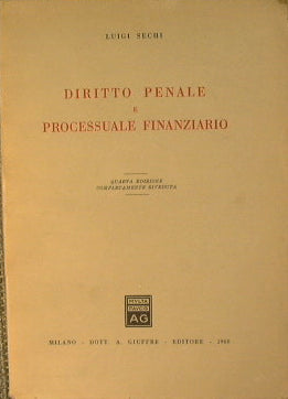 Diritto penale e processuale finanziario