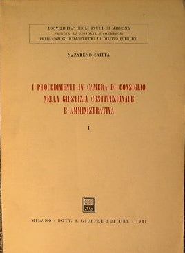 Proceedings in chambers in constitutional and administrative justice