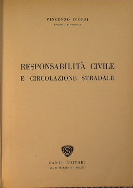 Responsabilidad civil y tráfico rodado