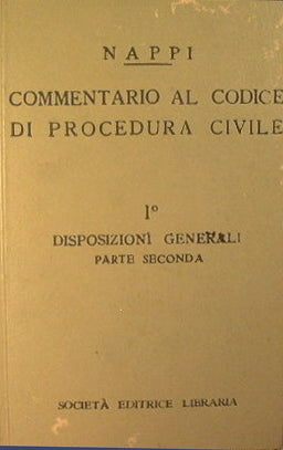 Commentario al codice di procedura civile