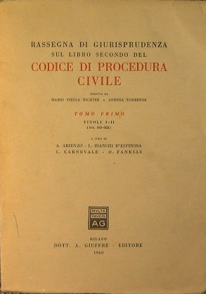 Revisión de jurisprudencia sobre el libro segundo del código de procedimiento civil