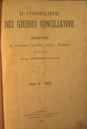 Il consigliere dei giudici conciliatori