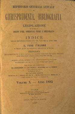 Directorio general anual de jurisprudencia, bibliografía y legislación