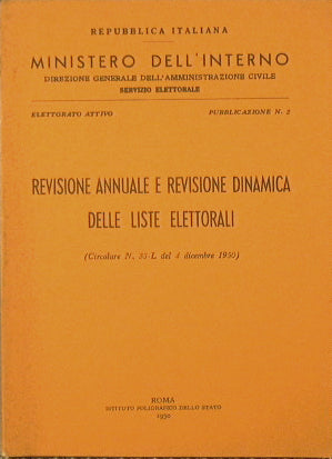 Revisione annuale e revisione dinamica delle liste elettorali